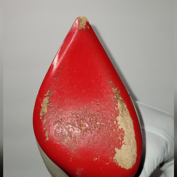 Christian LouboutinTucson Cap-Toe Red Sole Bootie, Nude - Picture 4 of 17